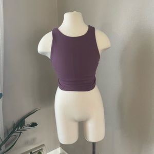 purple tank top